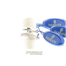 DAMIANI anello riviera Onda oro bianco e diamanti CT. 0,28 referenza 20005732